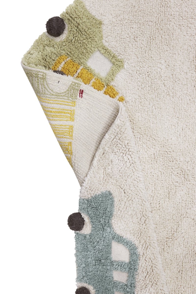 LORENA CANALS - Tapis Lavable Roues Ø 140 Cm