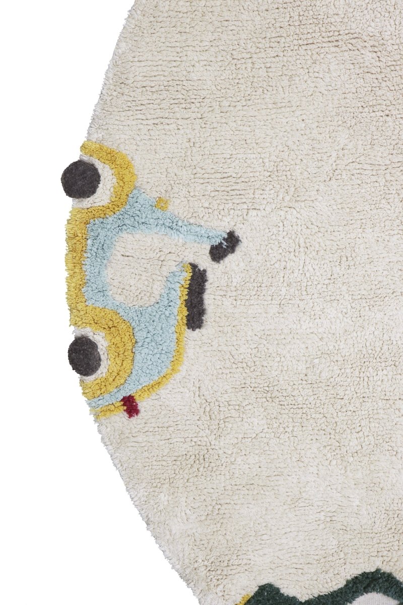 LORENA CANALS - Tapis Lavable Roues Ø 140 Cm