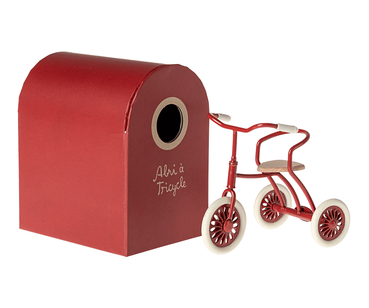 MAILEG - Abri À Tricycle Pour Souris Maileg - Rouge