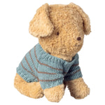 MAILEG - Accessoire Chiot, Petit, Pull Tricoté - Bleu Poudré