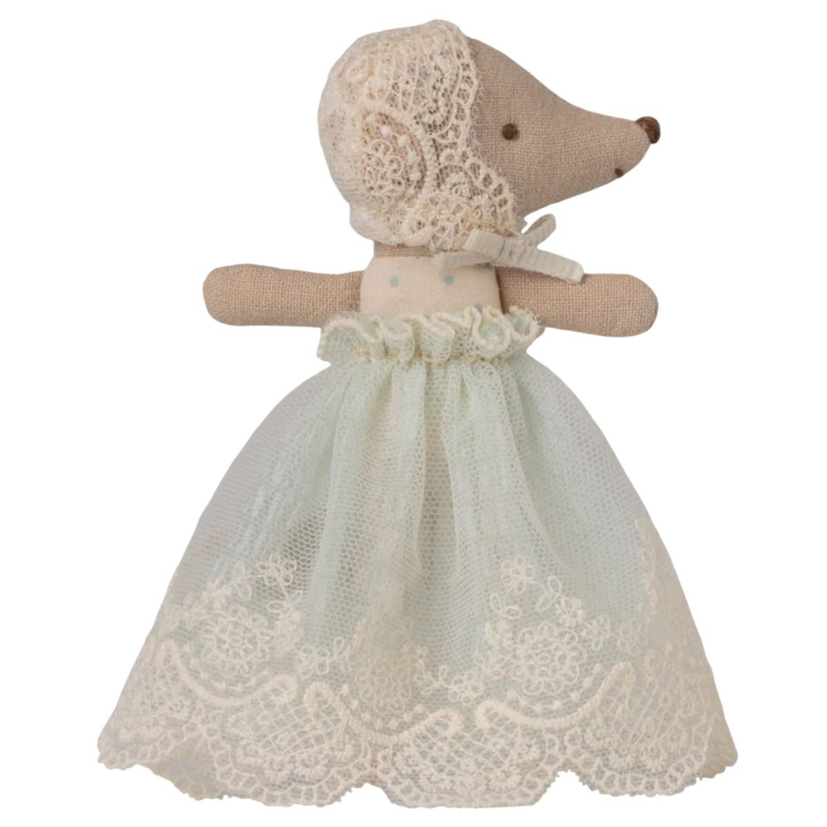 MAILEG - Bébé Souris En Robe - Menthe