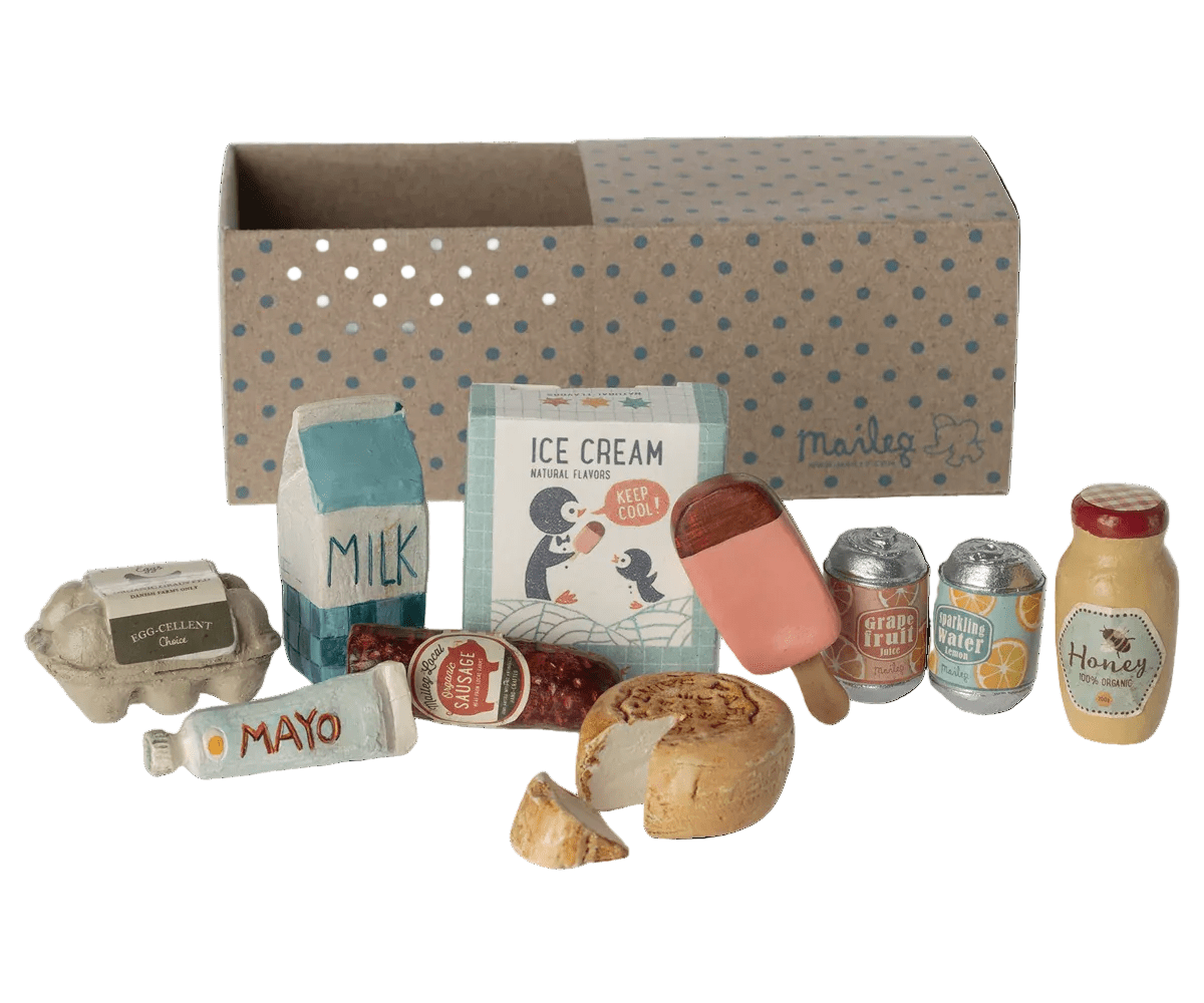 MAILEG - Boite Miniature - Retour De L'épicerie Pour Souris Maileg