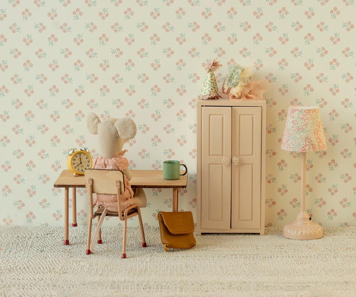 MAILEG - Ensemble table et chaises, Pour Souris Maileg - Rose foncé