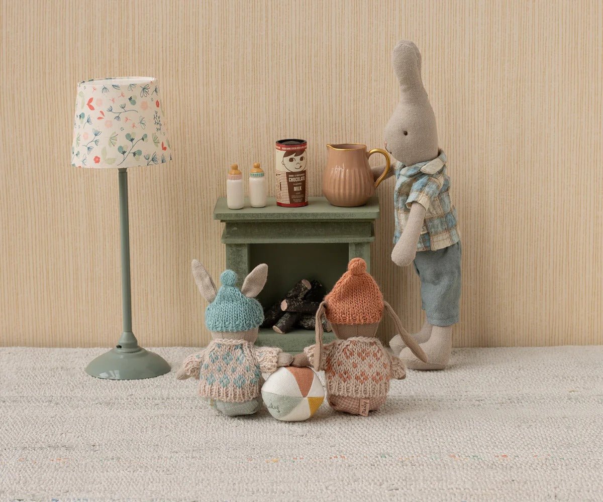 MAILEG - Lapin Hiver, Micro - Sable - Menthe