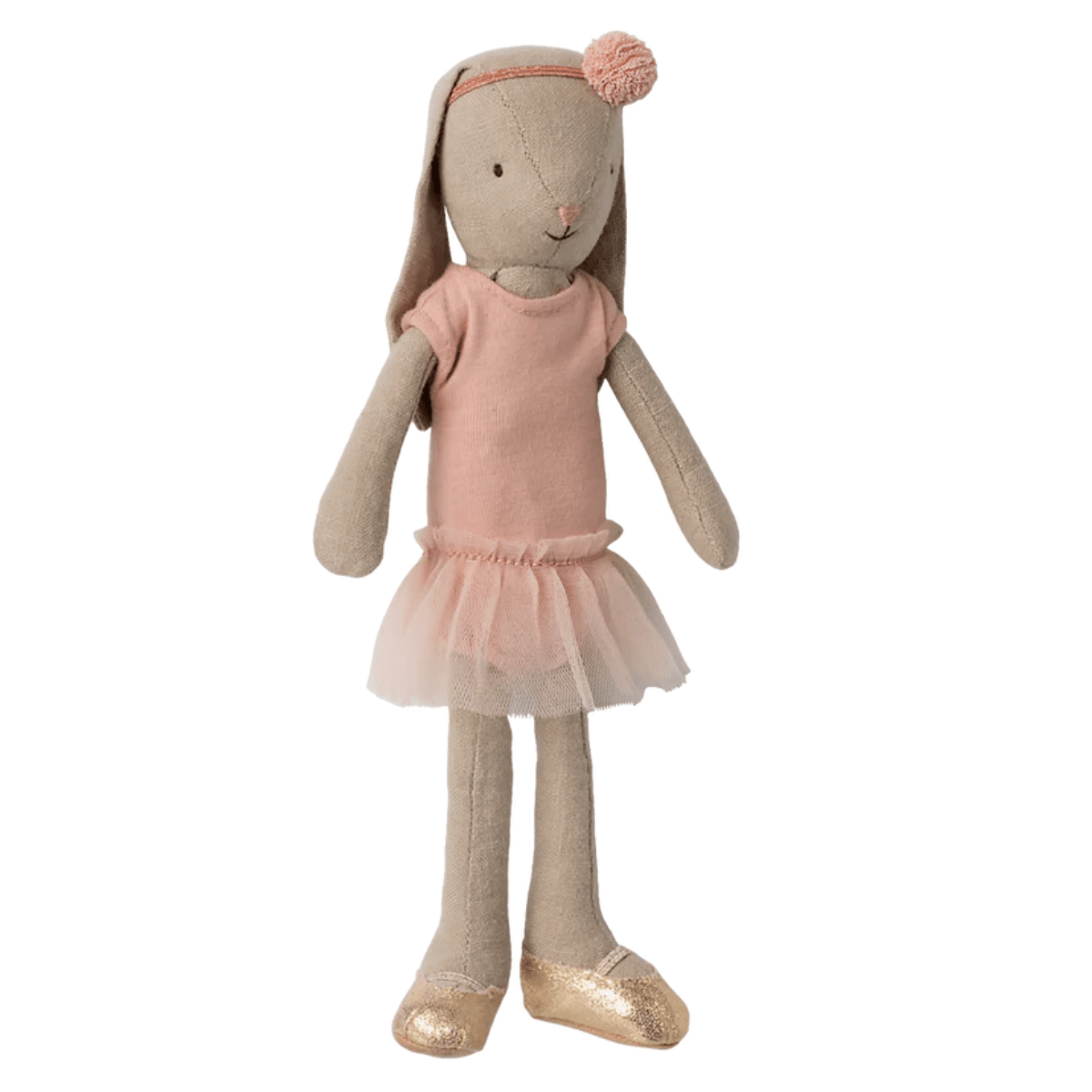 MAILEG - Lapin Taille 2, Classique - Combinaison De Danse Et Jupe Rose