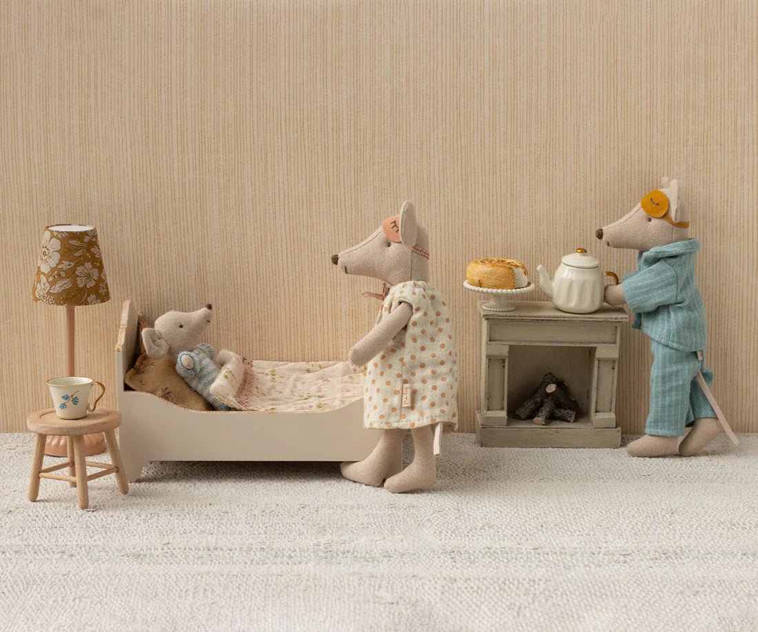 MAILEG-Lit En Bois, Pour Souris Maileg
