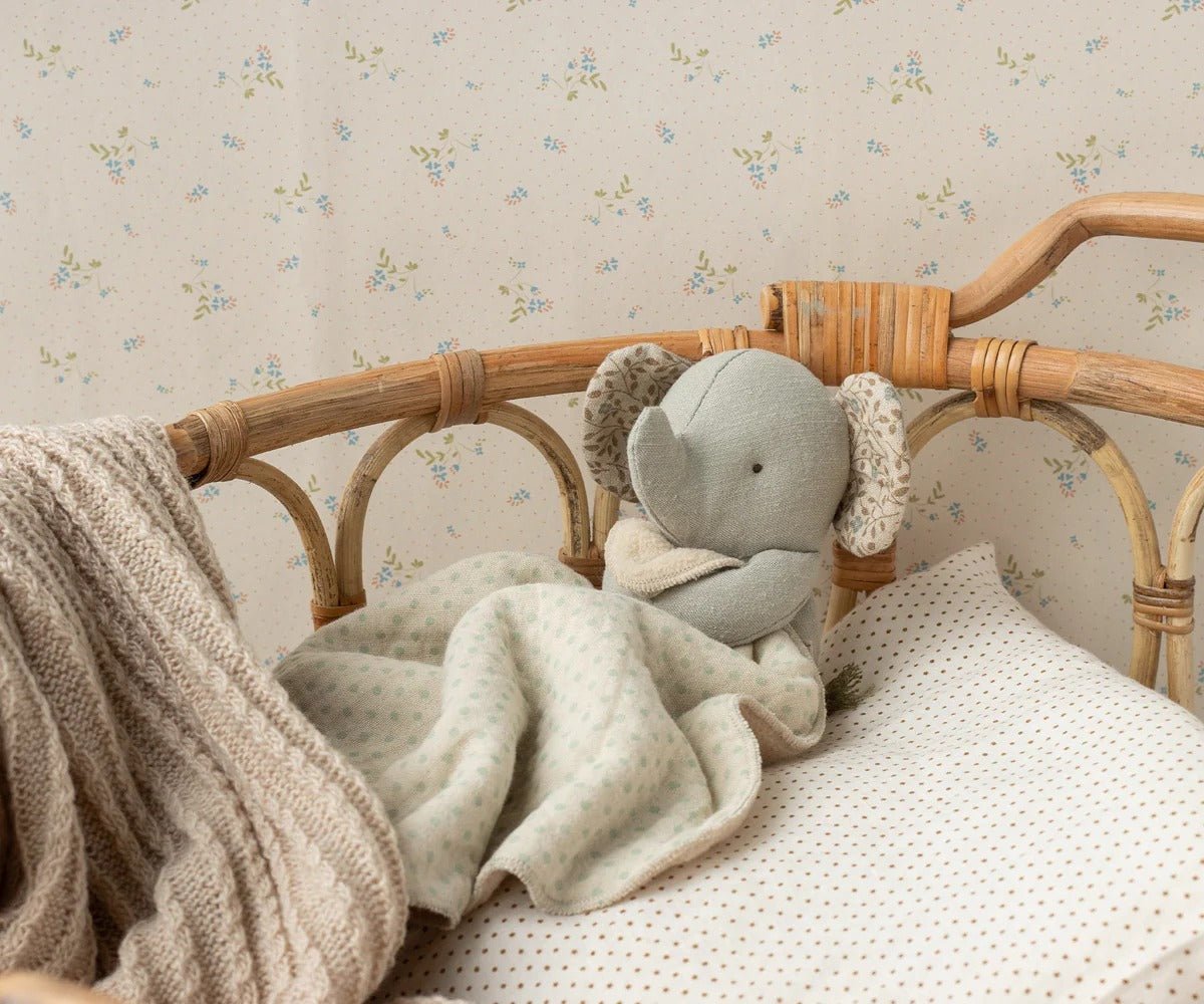 MAILEG-Lullaby Friends, Eléphant, Mini - Gris Acier