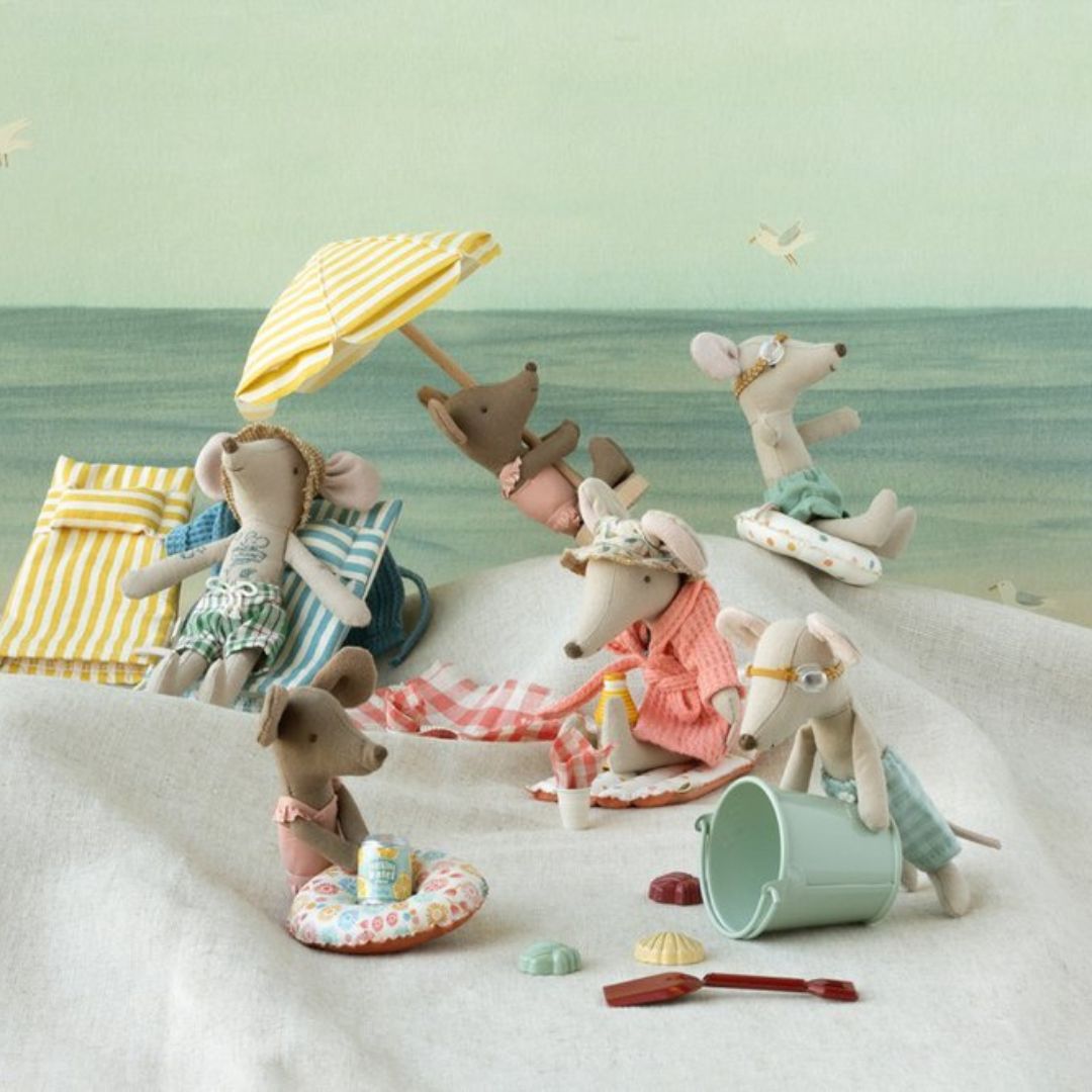 MAILEG - Set de Plage Pelle Seau et Coquillages
