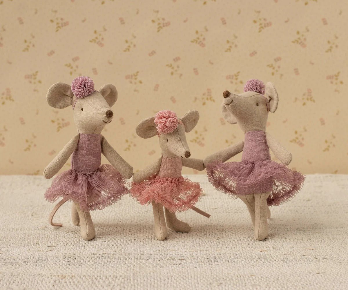 MAILEG - Souris Ballerine, Grande Soeur - Heather