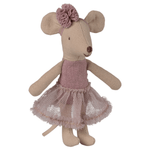 MAILEG - Souris Ballerine, Petite Sœur - Heather