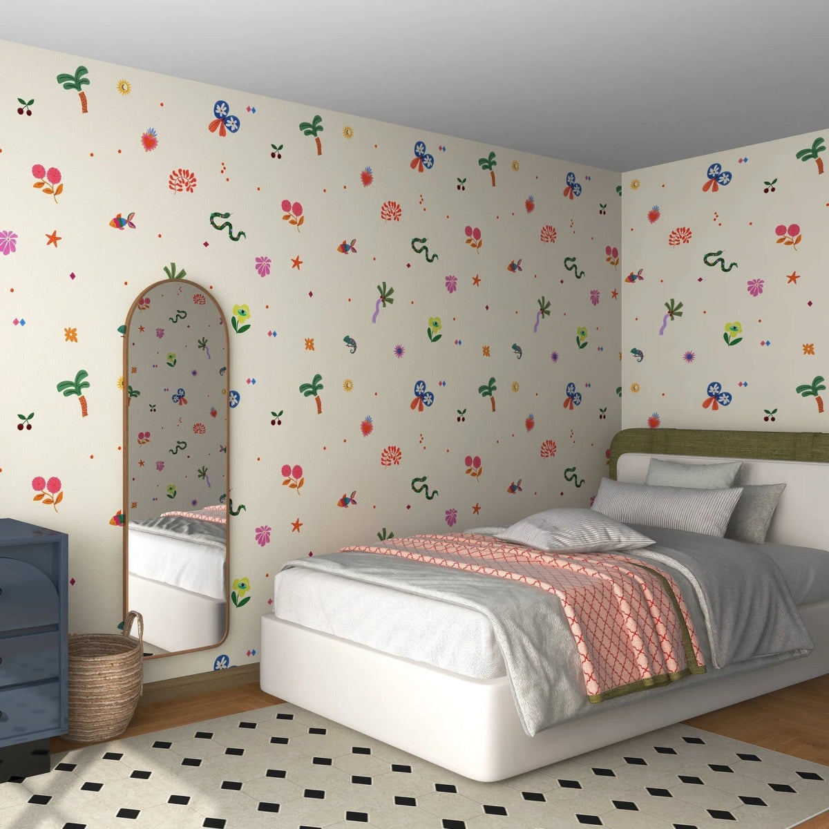 MUNKS & ME - Papier Peint Panoramique Pour Enfants - Doodle Dreams