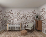 MUNKS & ME - Papier Peint Panoramique Pour Enfants - Jardin Secret Sauge