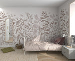 MUNKS & ME - Papier Peint Panoramique Pour Enfants - Jardin Secret Sauge