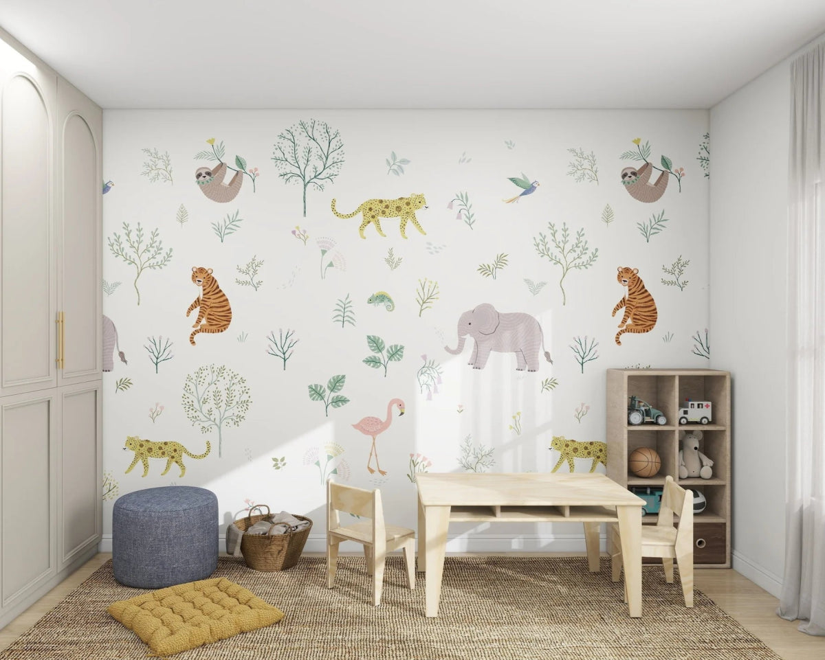 MUNKS & ME - Papier Peint Panoramique Pour Enfants - Merveilles Sauvages