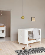 OLIVER FURNITURE - 041460 - Kit De Conversion - Lit Bébé Évolutif Mini+ & Lit Junior - En Lit Superposé Mi - haut, Blanc