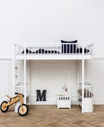 OLIVER FURNITURE - 041719 - Kit De Conversion Original, Lit Mezzanine Haut - En Lit Banquette, Blanc