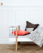OLIVER FURNITURE - 041747 - Kit De Conversion Original, Lit/lit Junior/lit Junior Banquette - En Lit Mezzanine Mi - haut 138 Cm, Blanc/chêne