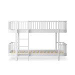 OLIVER FURNITURE - 041770 - Kit De Conversion Original, Lit Mezzanine Mi - haut 138 Cm - En Lit Superposé Mi - haut, Blanc