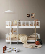 OLIVER FURNITURE - 041777 - Kit De Conversion Original, Lit Superposé Mi - haut - En Lit Superposé, Blanc/chêne