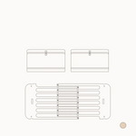 OLIVER FURNITURE - 041791 - Kit De Conversion - Lit Bébé Évolutif Mini+, Kit Famille (complément Au Lit Bébé Évolutif Mini+, Avec Kit Junior Inclus, Chêne)