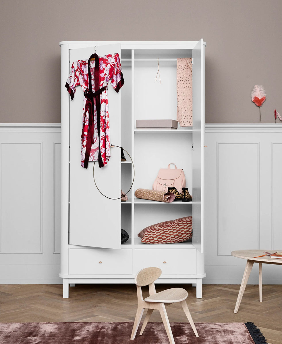 OLIVER FURNITURE - Armoire Oliver Furniture 2 Portes, Blanc