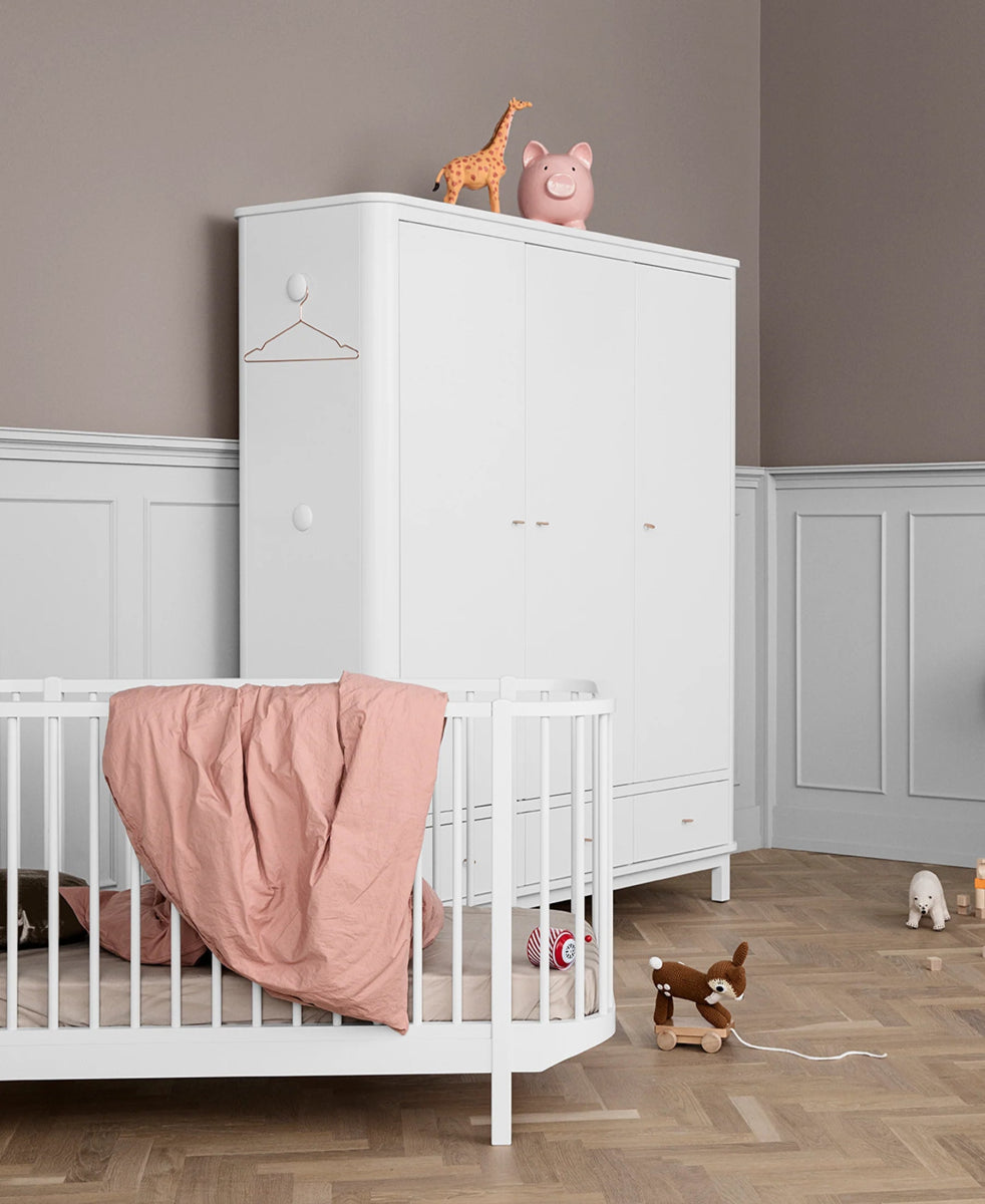 OLIVER FURNITURE - Armoire Oliver Furniture 3 Portes, Blanc