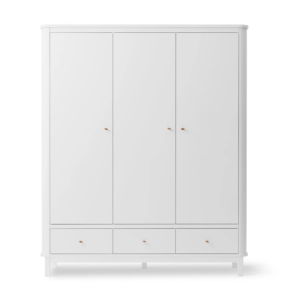 OLIVER FURNITURE - Armoire Oliver Furniture 3 Portes, Blanc