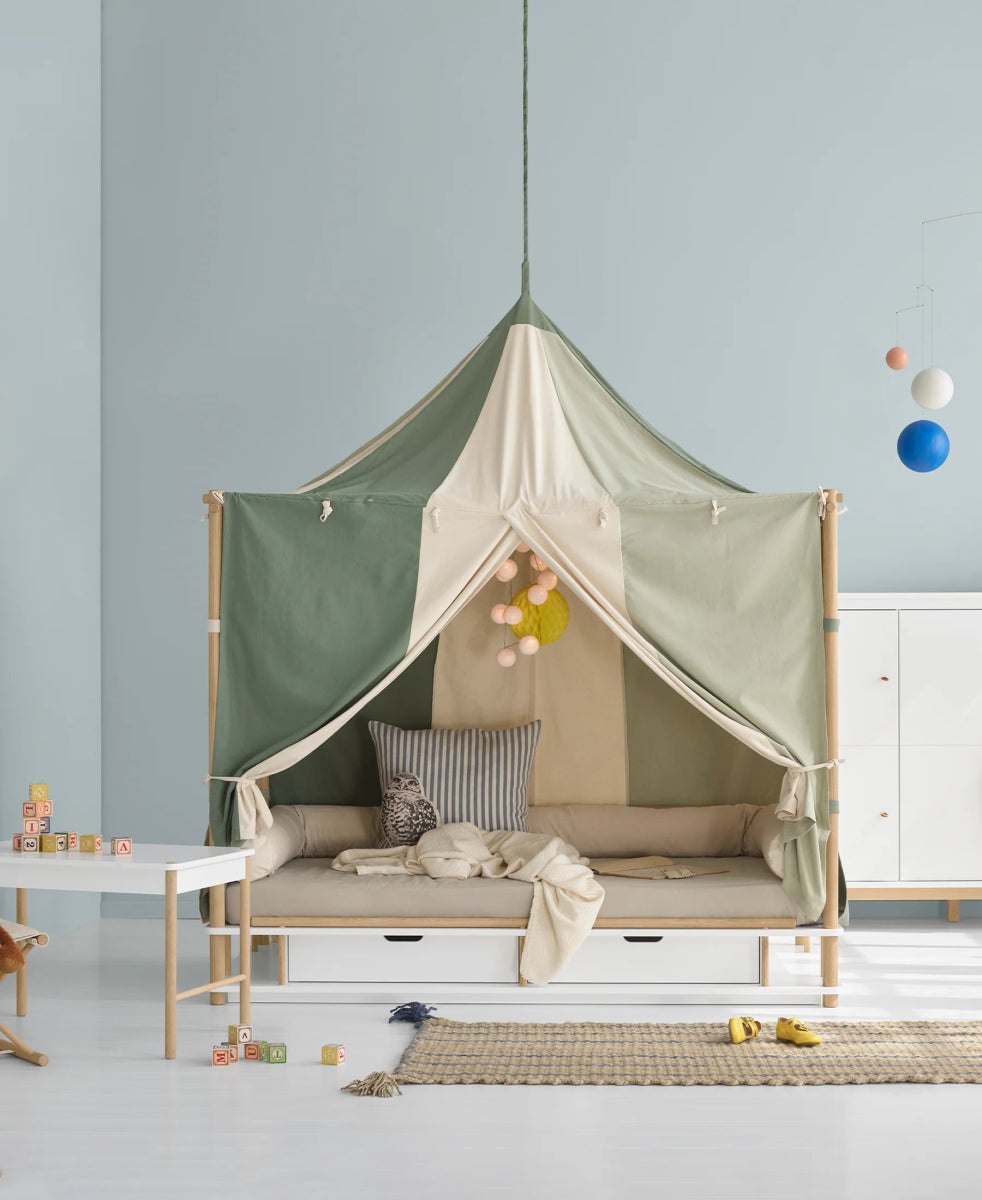 OLIVER FURNITURE - Ciel De Lit Baldaquin Oliver Furniture - Circus, Vert/non Teinté