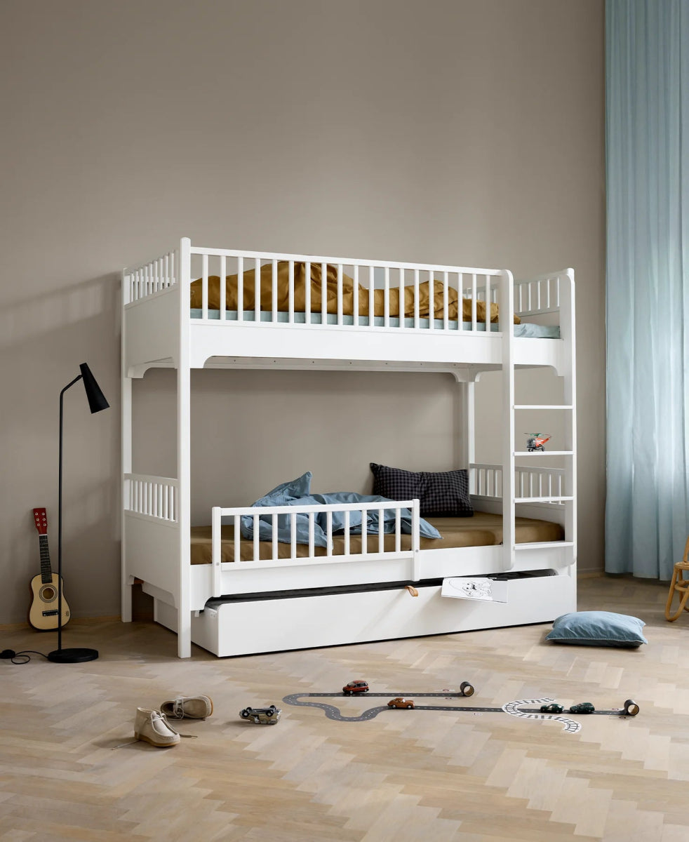 OLIVER FURNITURE - Lit Superposé Avec Échelle Verticale Seaside Classic