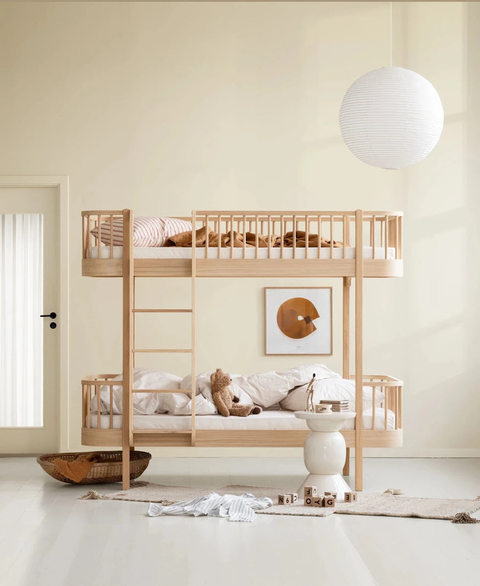 OLIVER FURNITURE-Lit Superposé Original, 90x200 Cm, Chêne