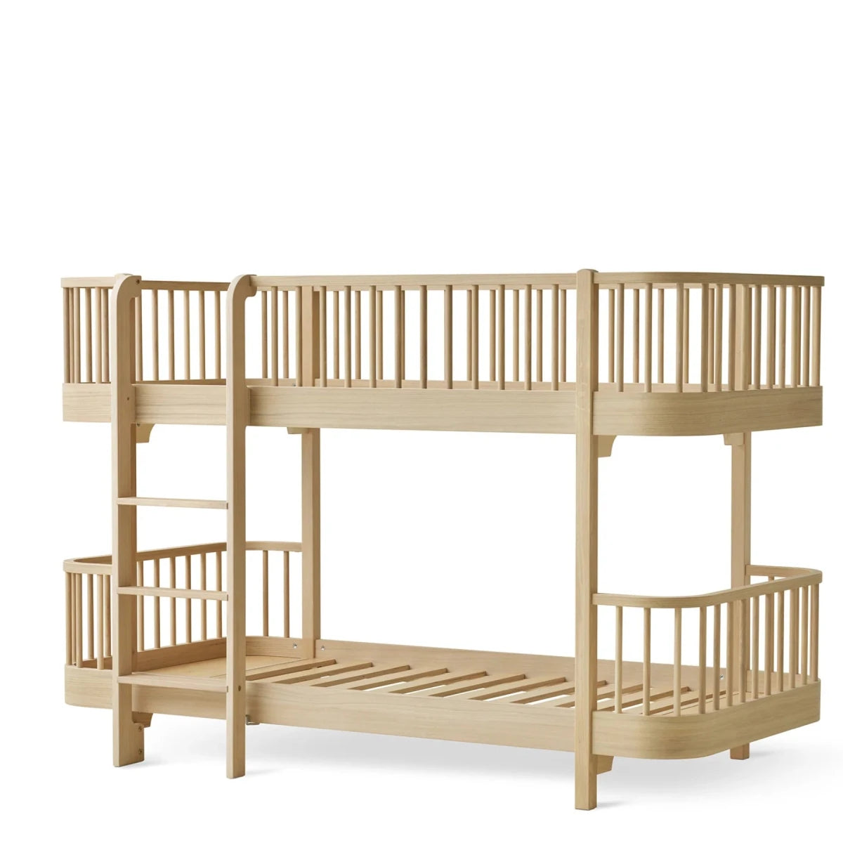OLIVER FURNITURE-Lit Superposé, Original, Mi-Haut, 90x200 Cm, Chêne