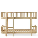 OLIVER FURNITURE-Lit Superposé, Original, Mi-Haut, 90x200 Cm, Chêne