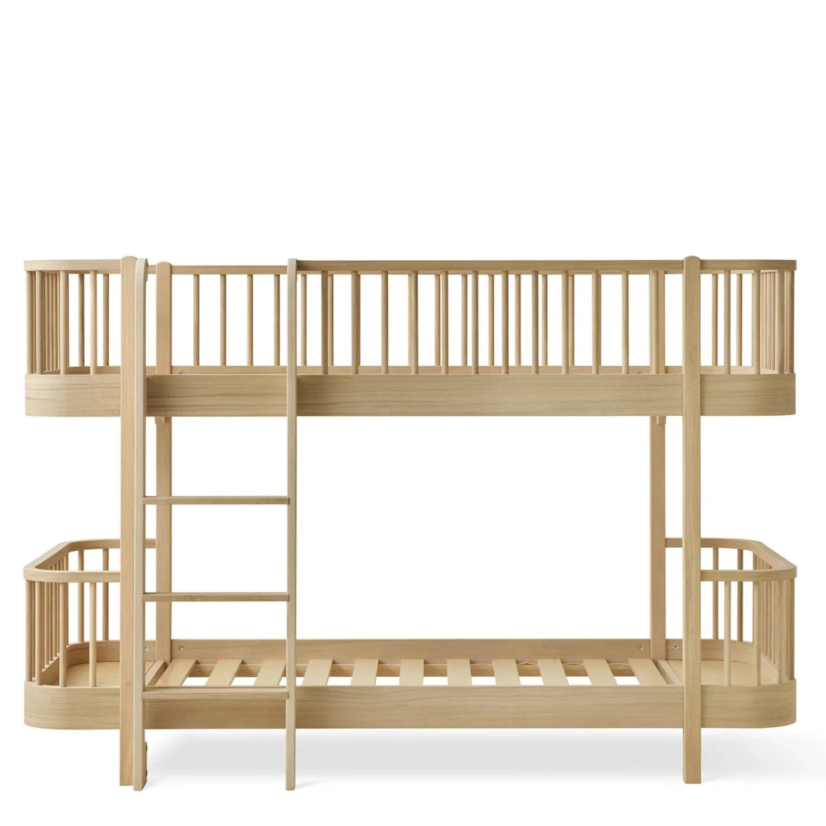 OLIVER FURNITURE-Lit Superposé, Original, Mi-Haut, 90x200 Cm, Chêne