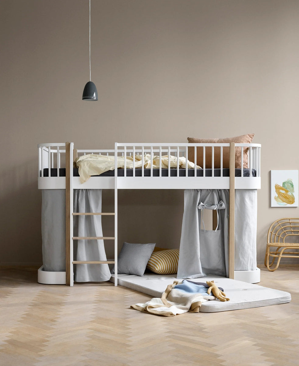 OLIVER FURNITURE - Rideau Oliver Furniture, Original 138 Cm, Gris