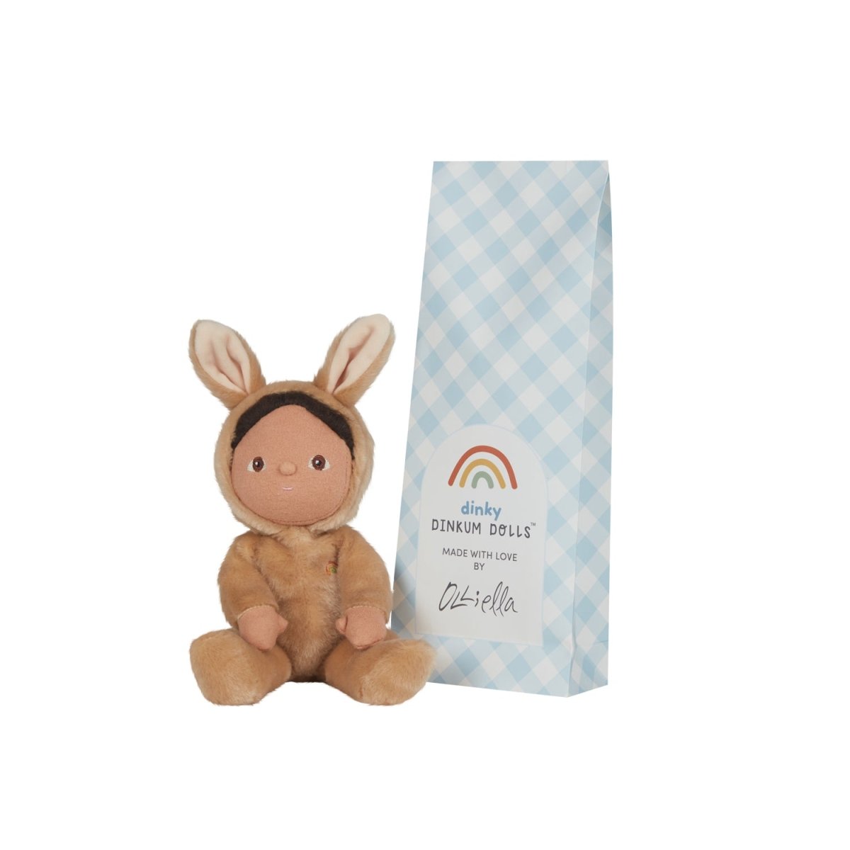 OLLI ELLA - Poupée Dinky Dinkum - Bucky Bunny - Latte