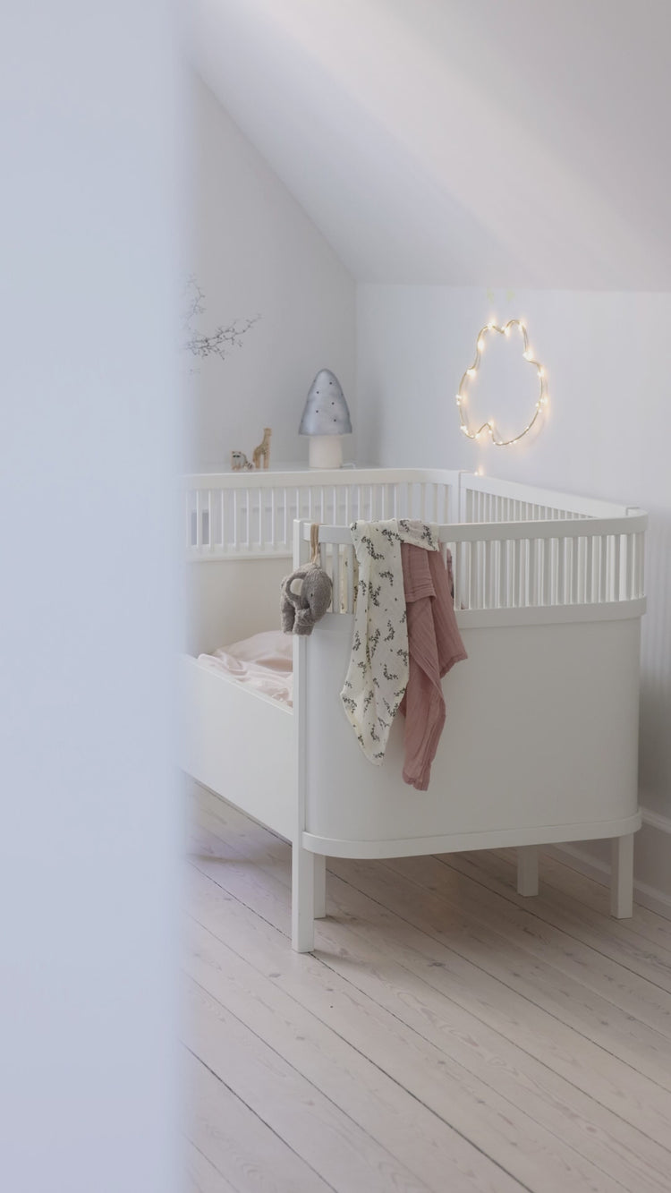 Lit Bébé Évolutif Sebra En Bois 70x110
Cm - Blanc