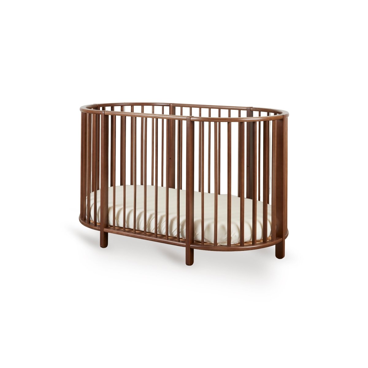 QUAX-Berceau/lit Lune - 70x90/70x130 Cm - Noyer
