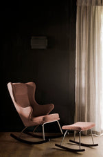 QUAX-Fauteuil À Bascule De Luxe - Tuscany/chrome