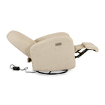 QUAX-Fauteuil D'Allaitement Électrique Swivel & Gliding - Teddy Taupe
