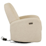 QUAX-Fauteuil D'Allaitement Électrique Swivel & Gliding - Teddy Taupe