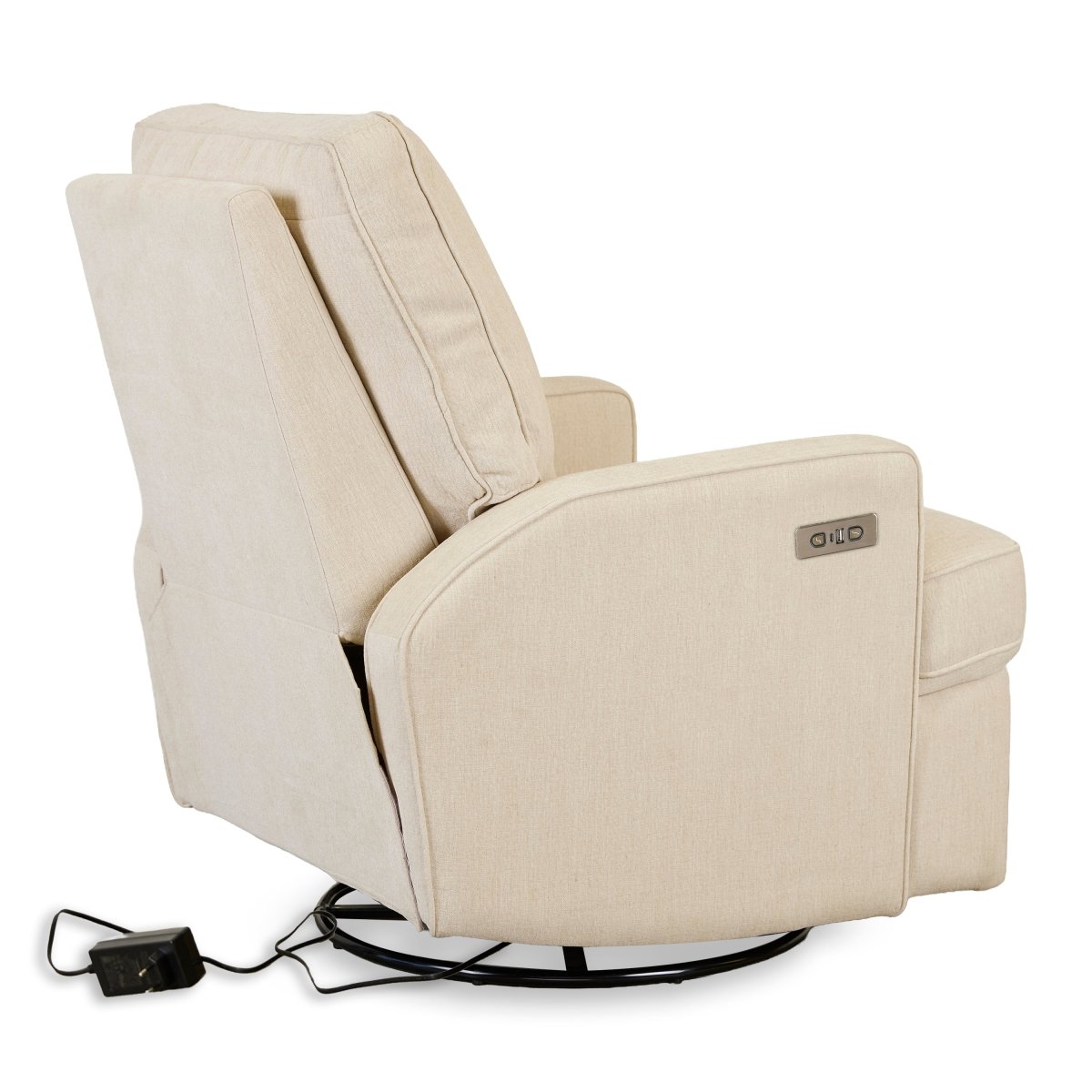 QUAX-Fauteuil D'Allaitement Électrique Swivel & Gliding - Tofu