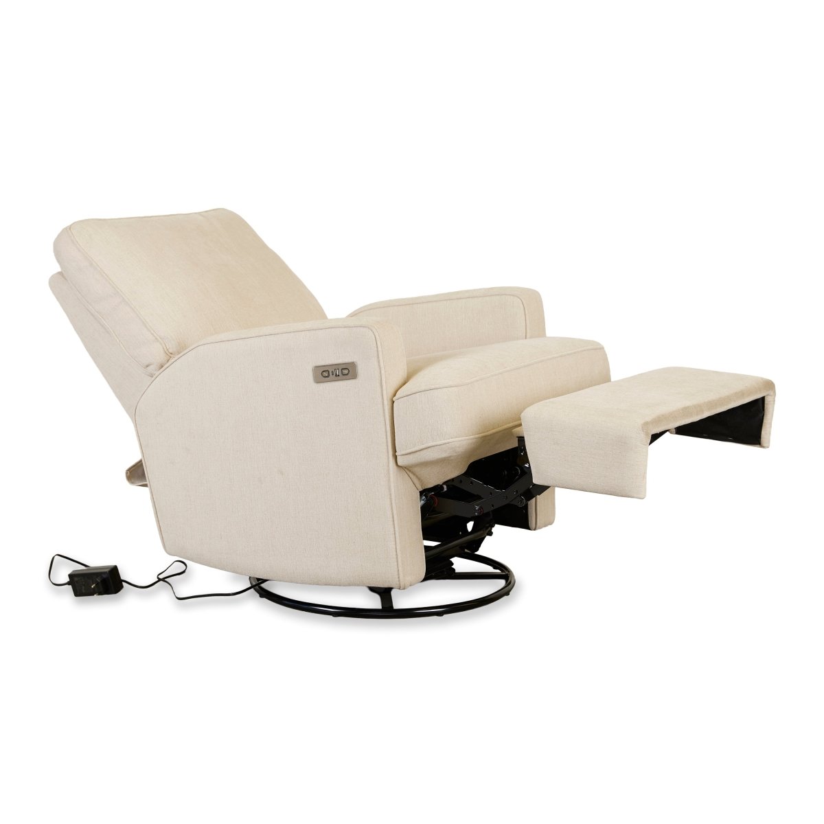 QUAX-Fauteuil D'Allaitement Électrique Swivel & Gliding - Tofu