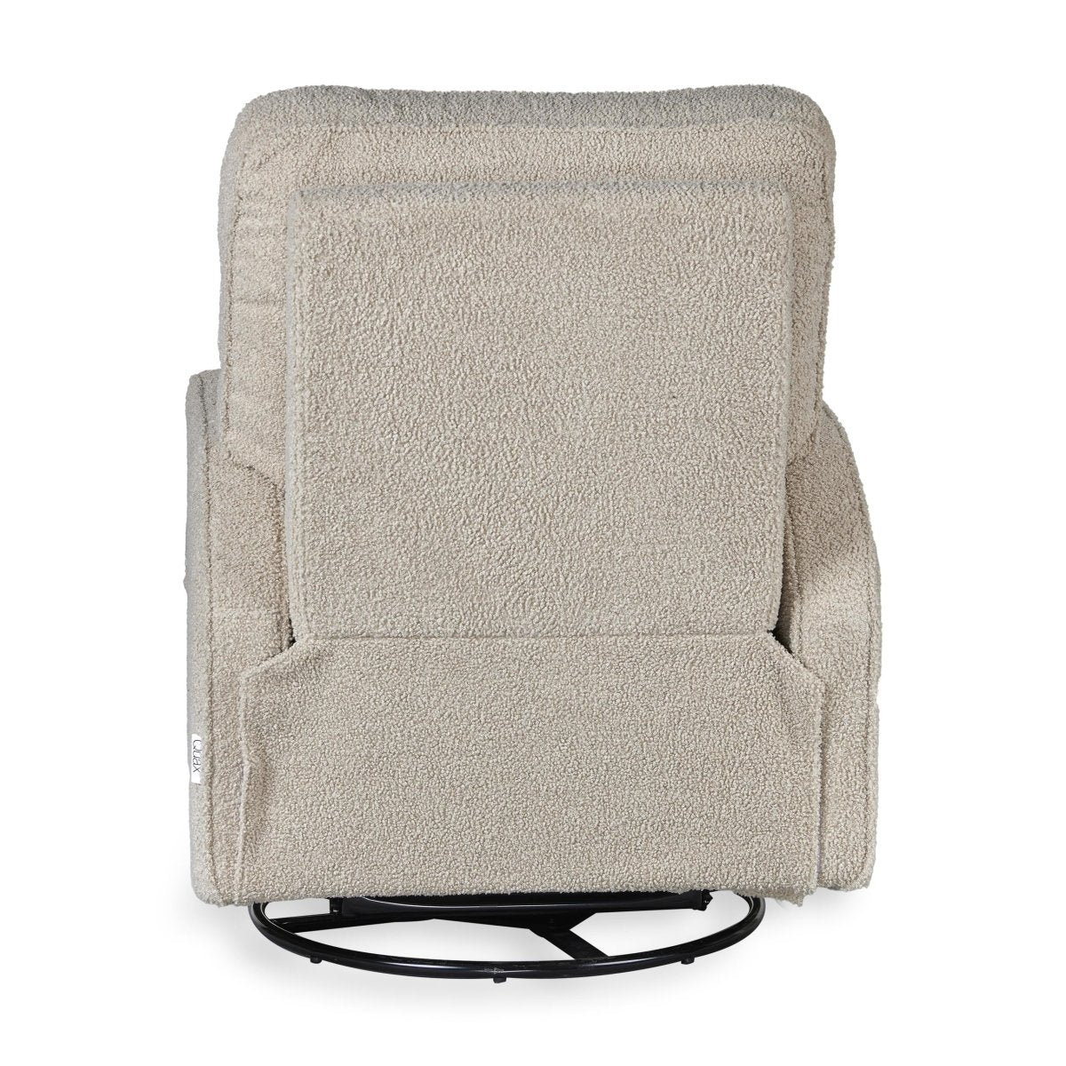 QUAX - Fauteuil Inclinable Electrique - Swivel & Gliding - Teddy Taupe