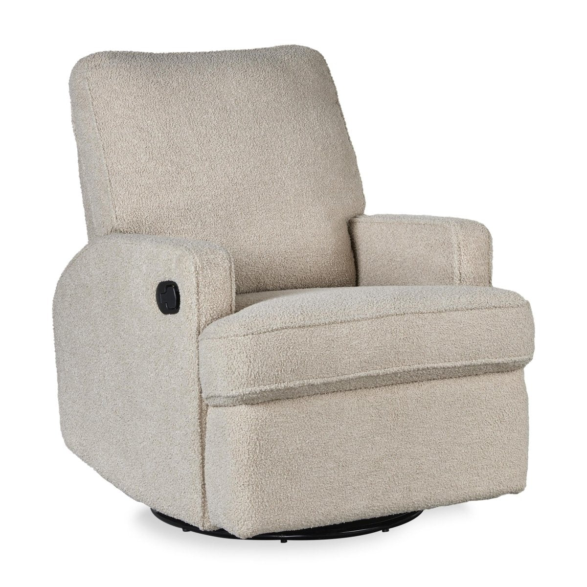 QUAX - Fauteuil Inclinable Electrique - Swivel & Gliding - Teddy Taupe