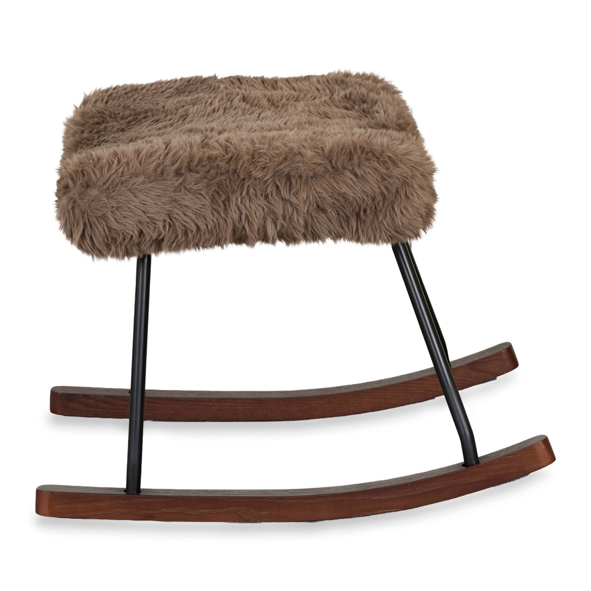 QUAX-Hocker Rocker De Luxe - Pluche Espresso