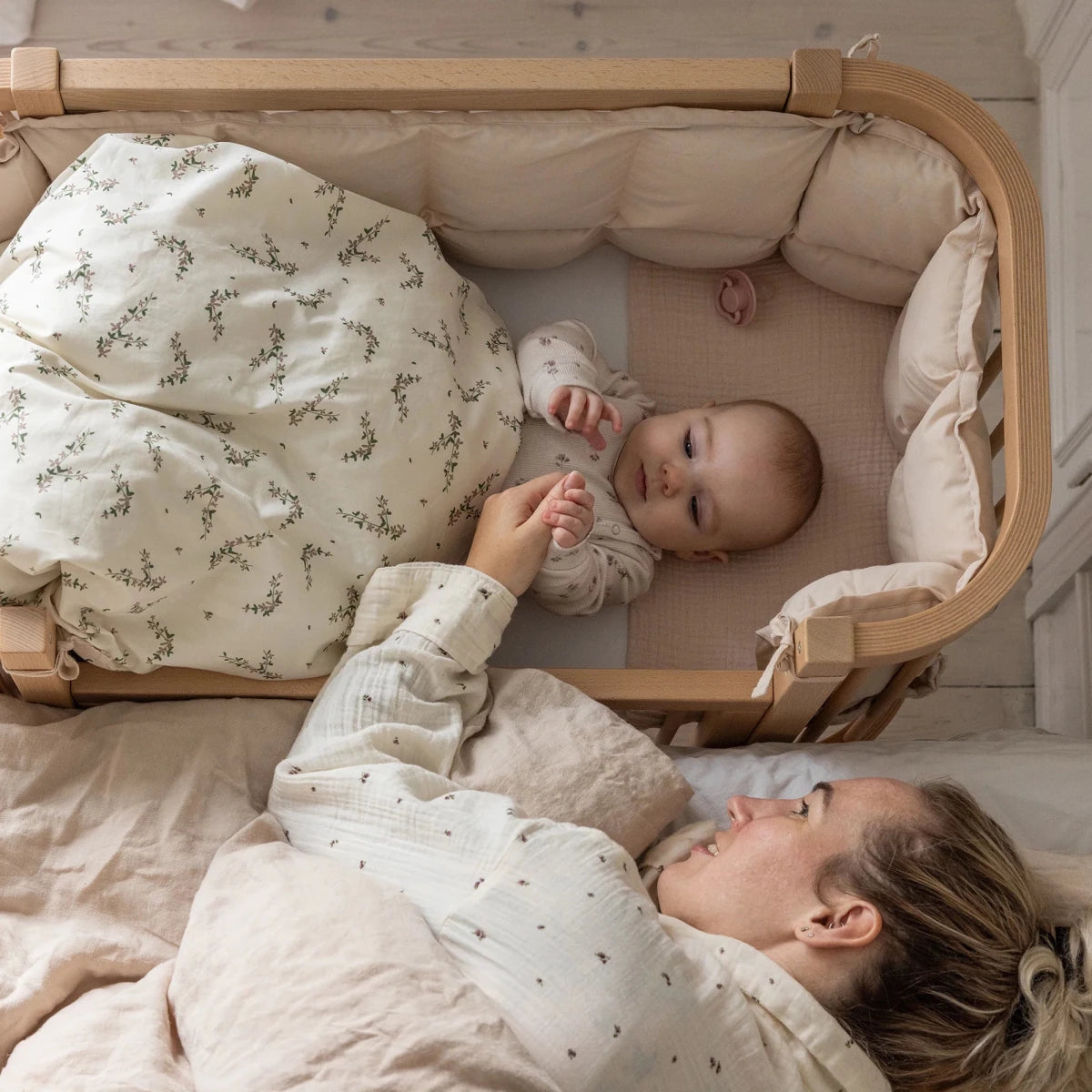 SEBRA - Lit Bébé Cododo Sebra, Édition Bois