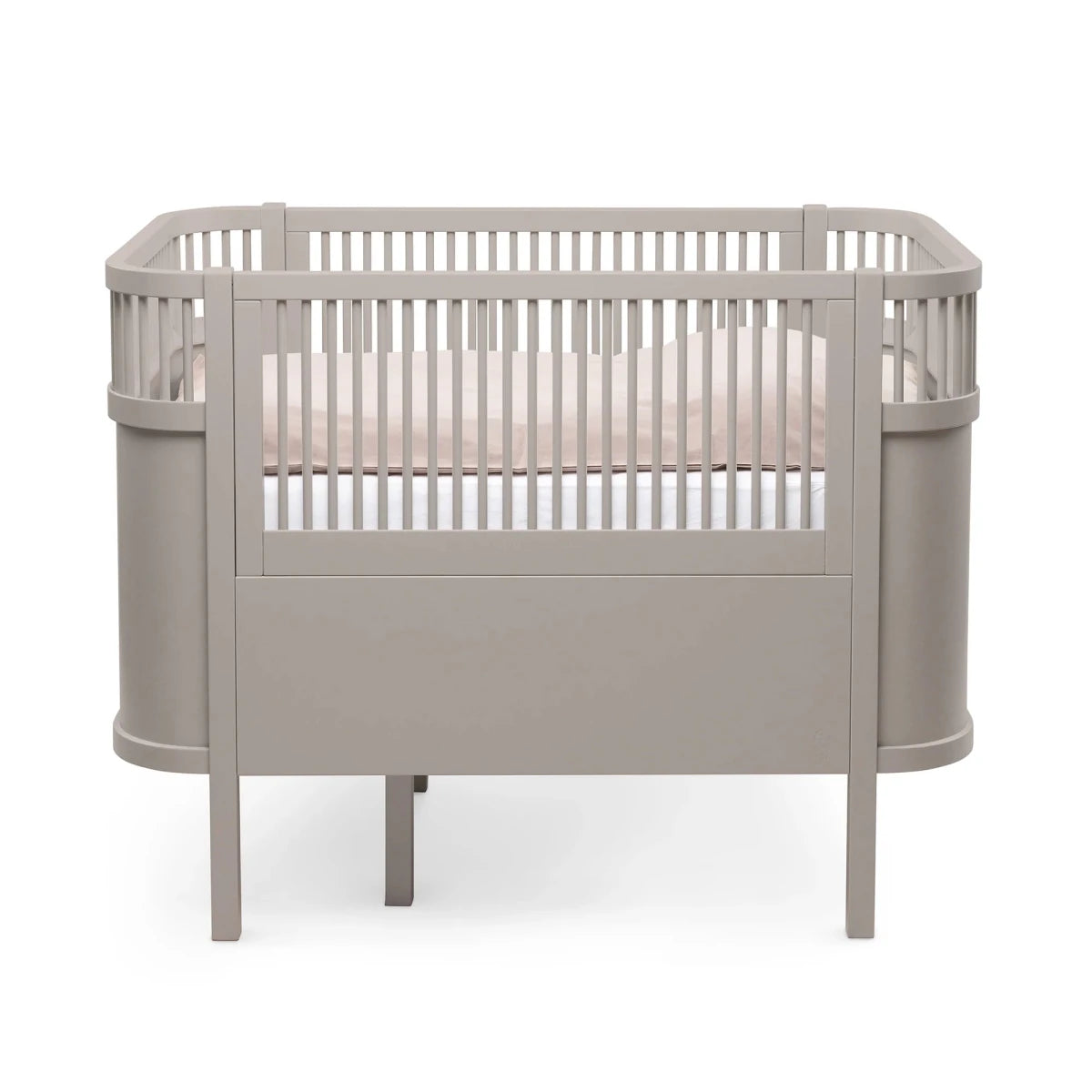SEBRA - Lit Bébé évolutif Sebra en Bois 70x110 cm - Beige