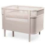 SEBRA - Lit Bébé évolutif Sebra en Bois 70x110 cm - Rose