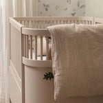 SEBRA - Lit Bébé évolutif Sebra en Bois 70x110 cm - Rose