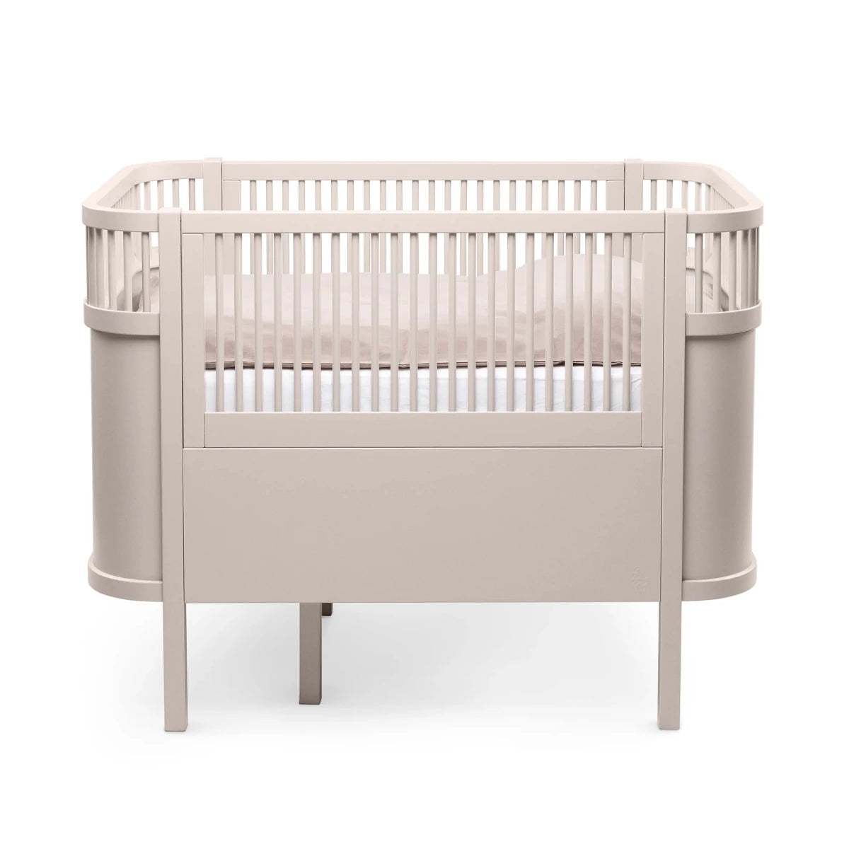SEBRA - Lit Bébé évolutif Sebra en Bois 70x110 cm - Rose